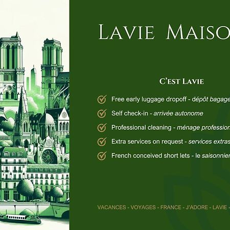 Lavie Maison - Comfortable Studio Near The Marais Париж Екстериор снимка