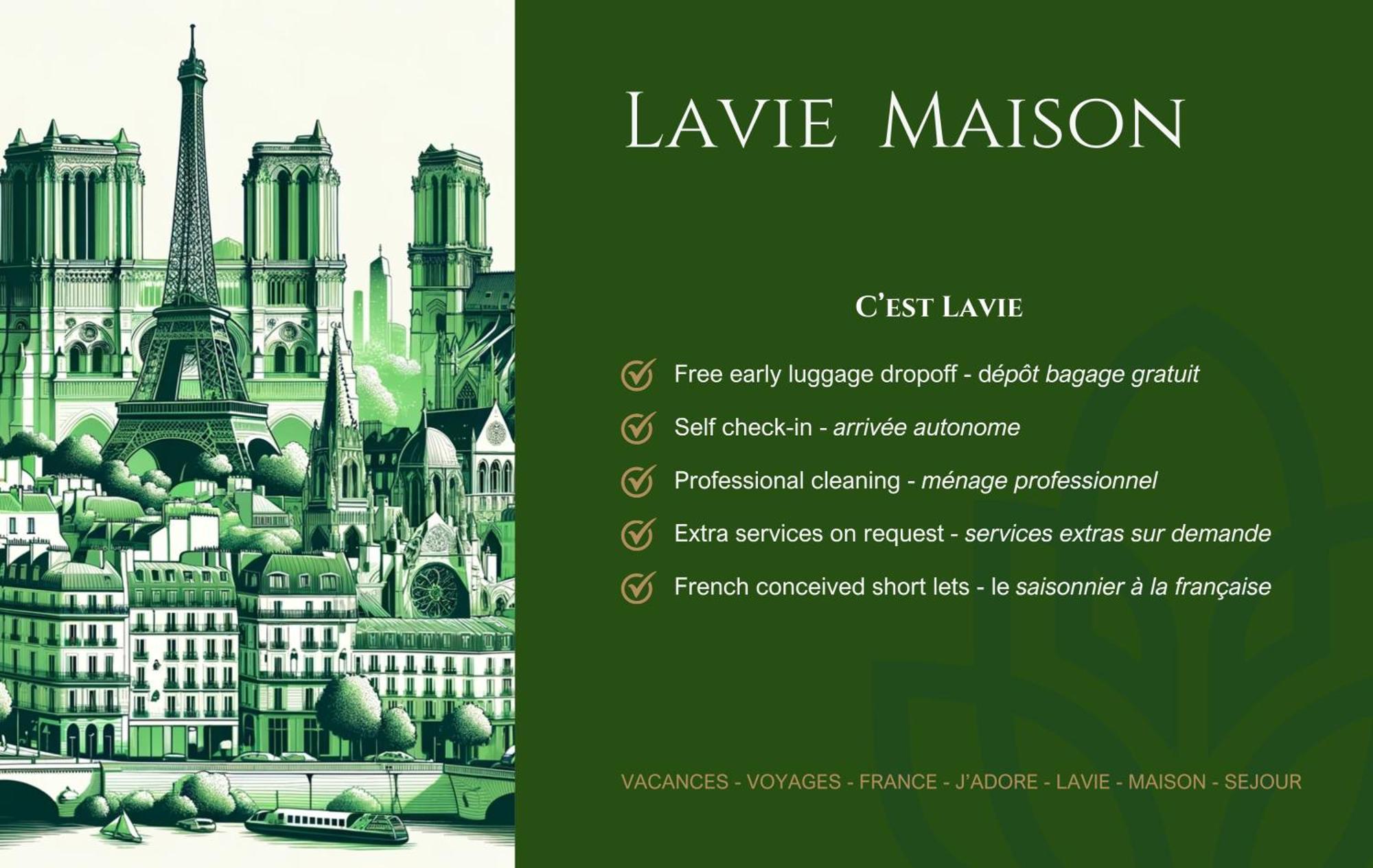 Lavie Maison - Comfortable Studio Near The Marais Париж Екстериор снимка